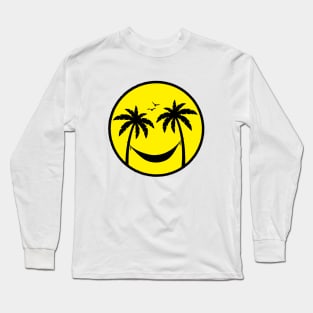 Smiley Summer Emoji Long Sleeve T-Shirt